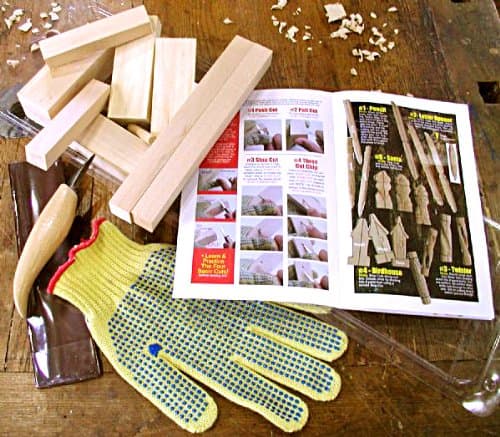 Beginner’s Wood Carving Whittling Kit Has All The Essentials
