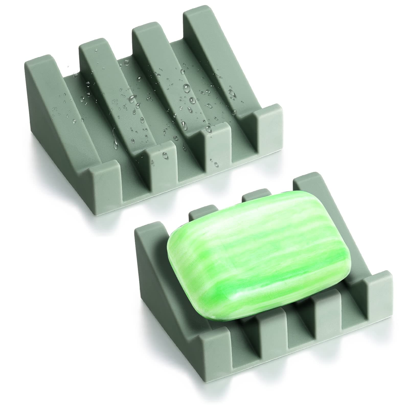 Soap Dish, Bar Soap Holder for Shower for Bathroom, Kitchen, Bathtub, Easy to Clean, Keep Soap Dry, Extend Soap Life