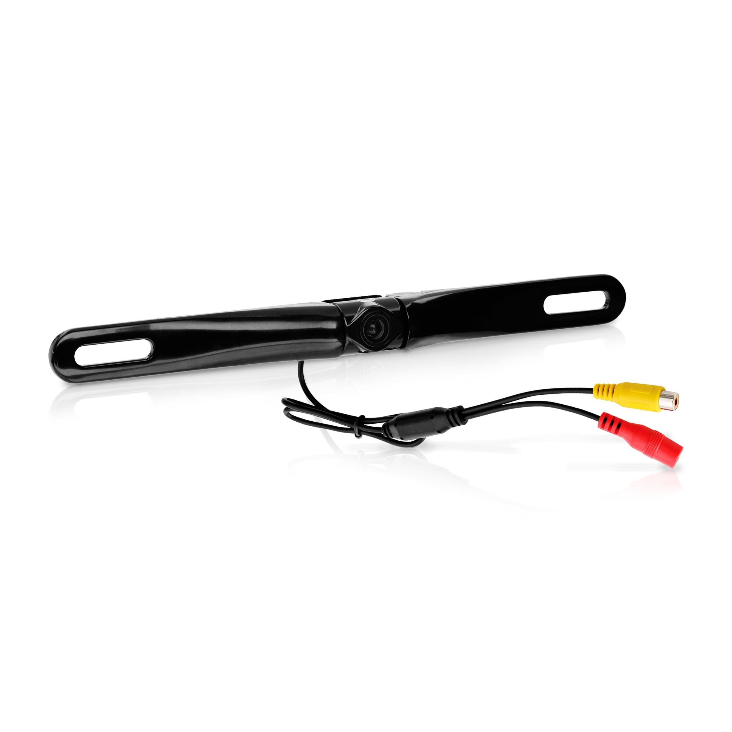 BOSS Audio Systems LPCB36 Car Truck Rearview Backup Reverse Camera - License Plate Mount, 170° Wide Angle Rear View Cam, Low Light Friendly