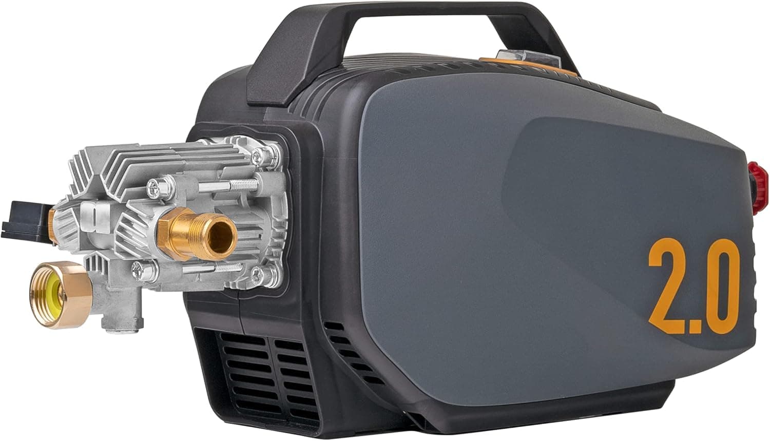 Active 2.0 GPM Flow and 1800 PSI Peak Pressure Electric Pressure Washer - Power Wash, Wall Mount, CSA Certified, 23 lbs, 2 Gallon Tank