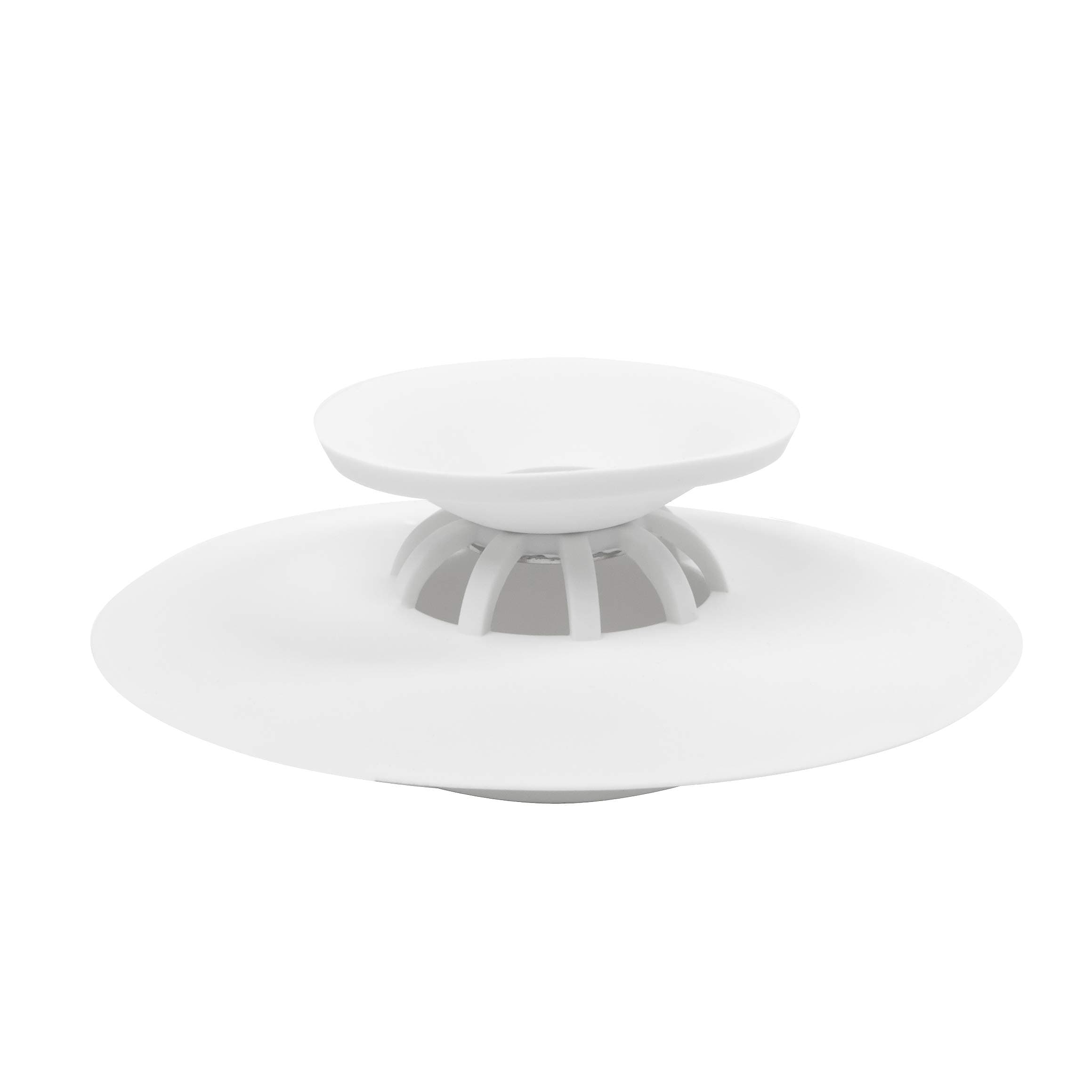 Umbra Flex Drain Stop/Hair Catcher, White