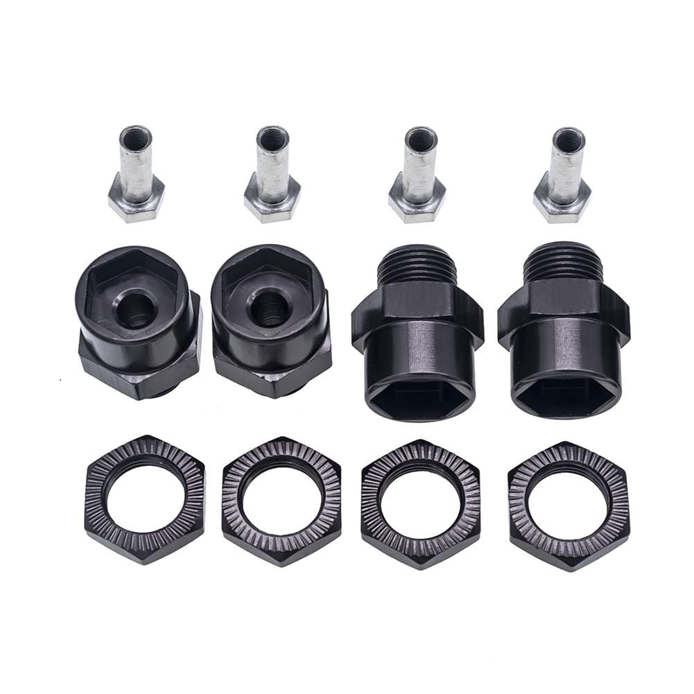 12mm to 17mm Wheel Hex Hub Adapter Extension Conversion for 1/10 RC Car and Upgrade 1/8 Tires