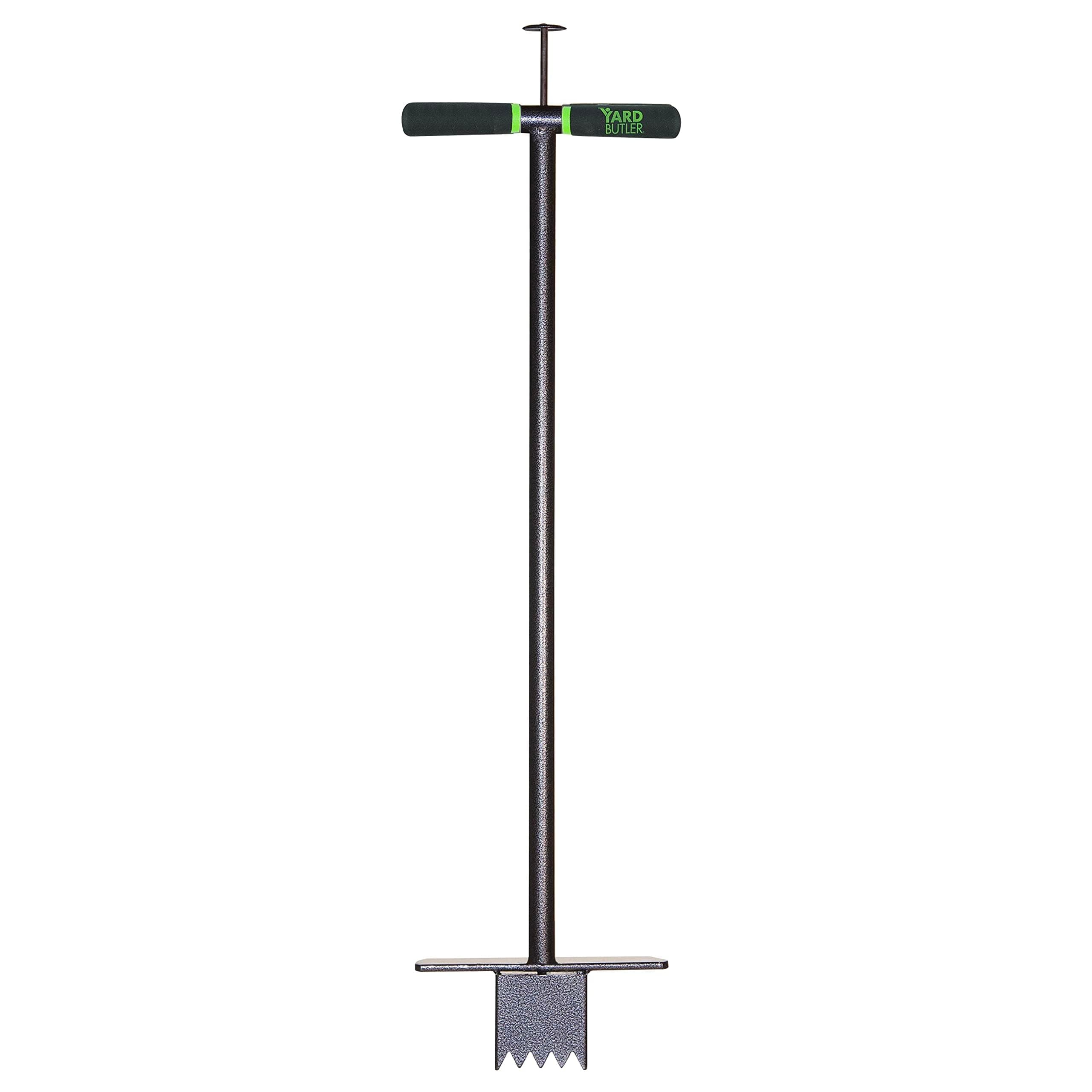 Yard Butler ISP-33 Sod Plugger - Ergonomic & Easy-to-Use Gardening Tool - for Zoysia, St. Augustine, Fescue, or Centipede Grass - Lawn Care with No Digging - Durable & Sturdy Sod Plugger