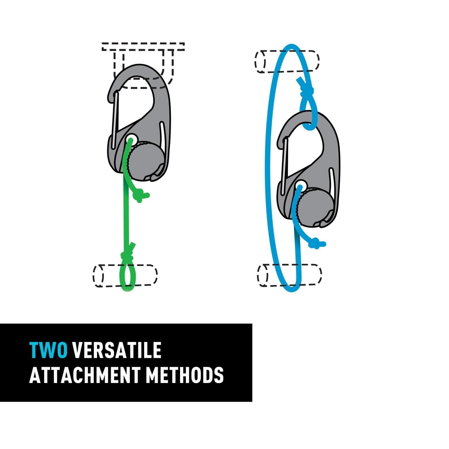 Nite Ize CamJam Plastic Tie Down Mechanism 4-pack Cord Without Cord NCJ-01-4R3 1
