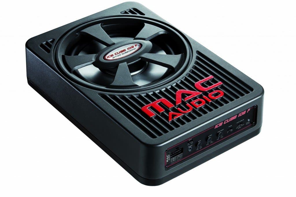 MAC AUDIO Ice Cube 108 °F Active Underseat Subwoofer with Digital Amplifier