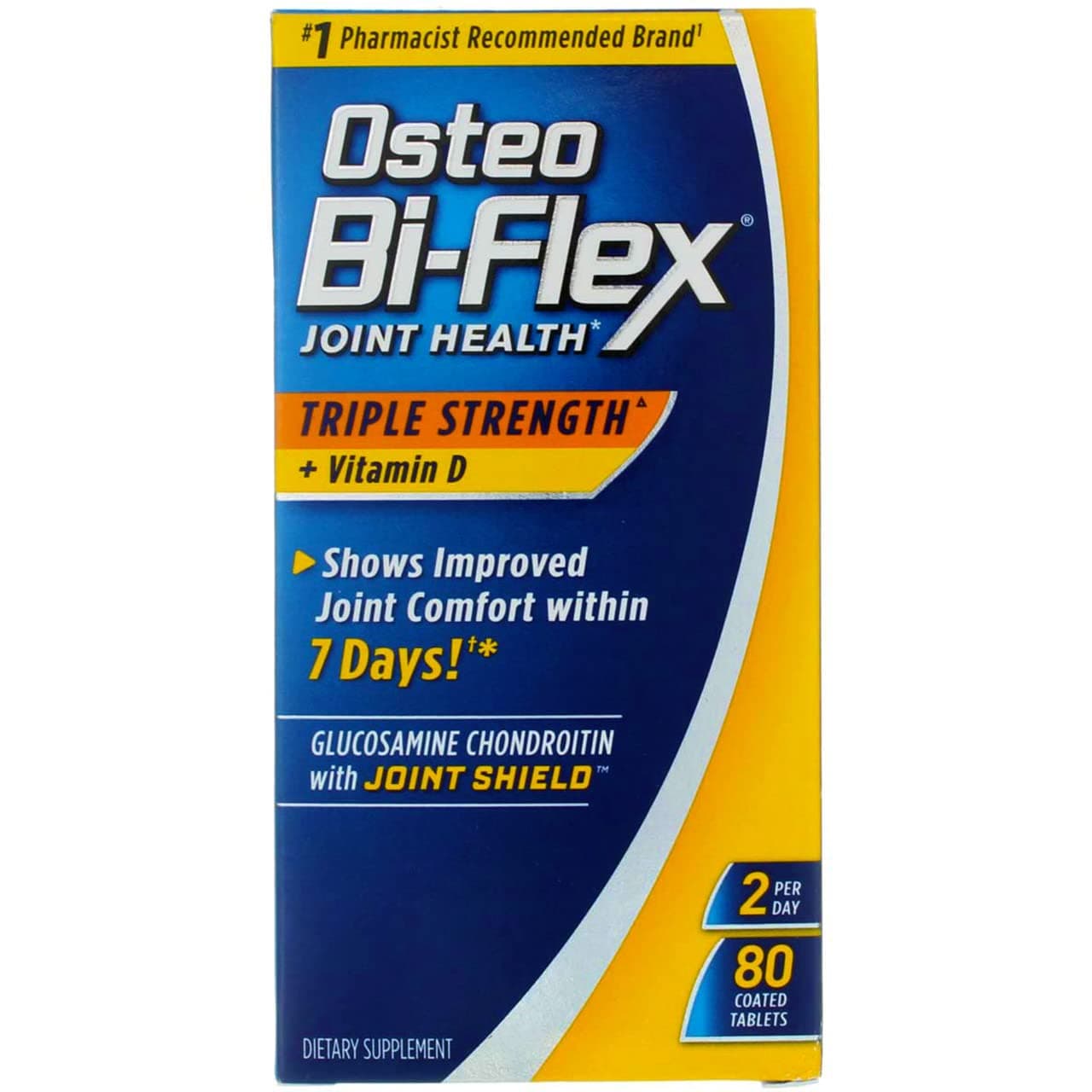 Osteo Bi-Flex Triple Strength + Vitamin D, Coated Tablets - 80 ea