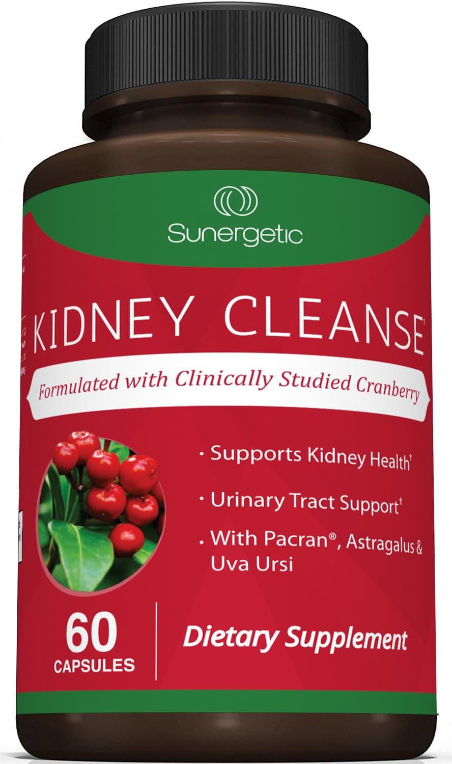 INVALID DATA Best Kidney Cleanse Supplement - Premium Kidney Support Formula With Organic Cranberry Extract Helps Support Healthy Kidneys, Detox, Bladder Health & Urinary Tract- 60 Vegetarian Capsules