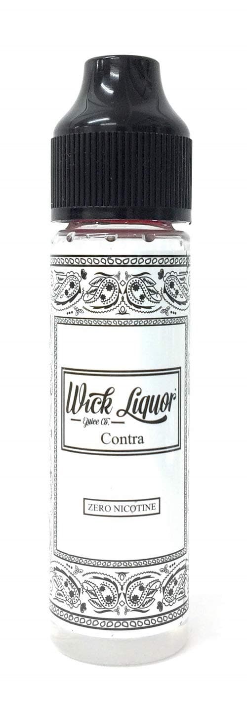 Wick Liquor E Liquid 50ml Big Block Short Fill Bottle Ecig Refill E Juice Zero Nicotine 0mg - Contra (Vine Citrus & Fruit Compote)