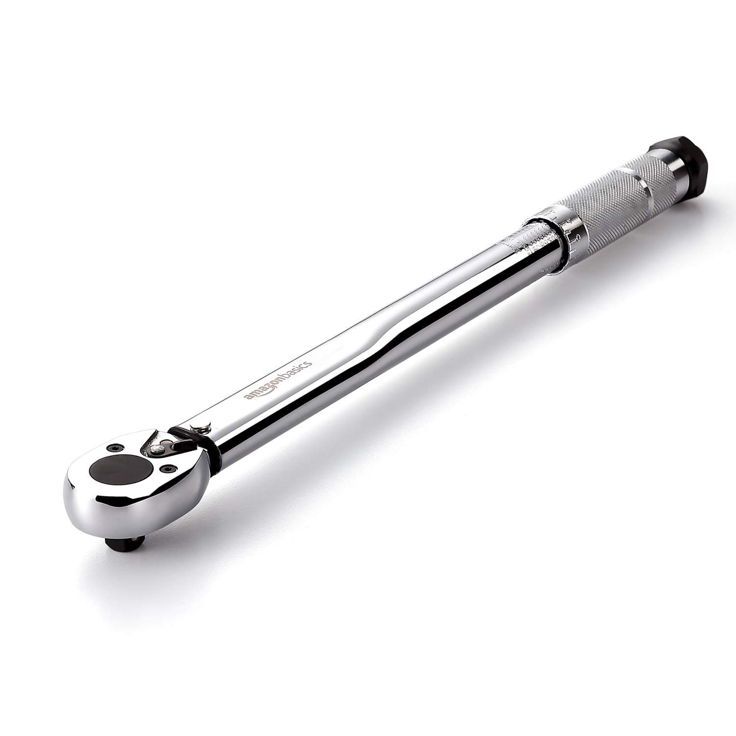 Amazon Basics 3/8 Inch Drive Click Torque Wrench, 15-80 ft.-lb, 20.4-108.5 Nm