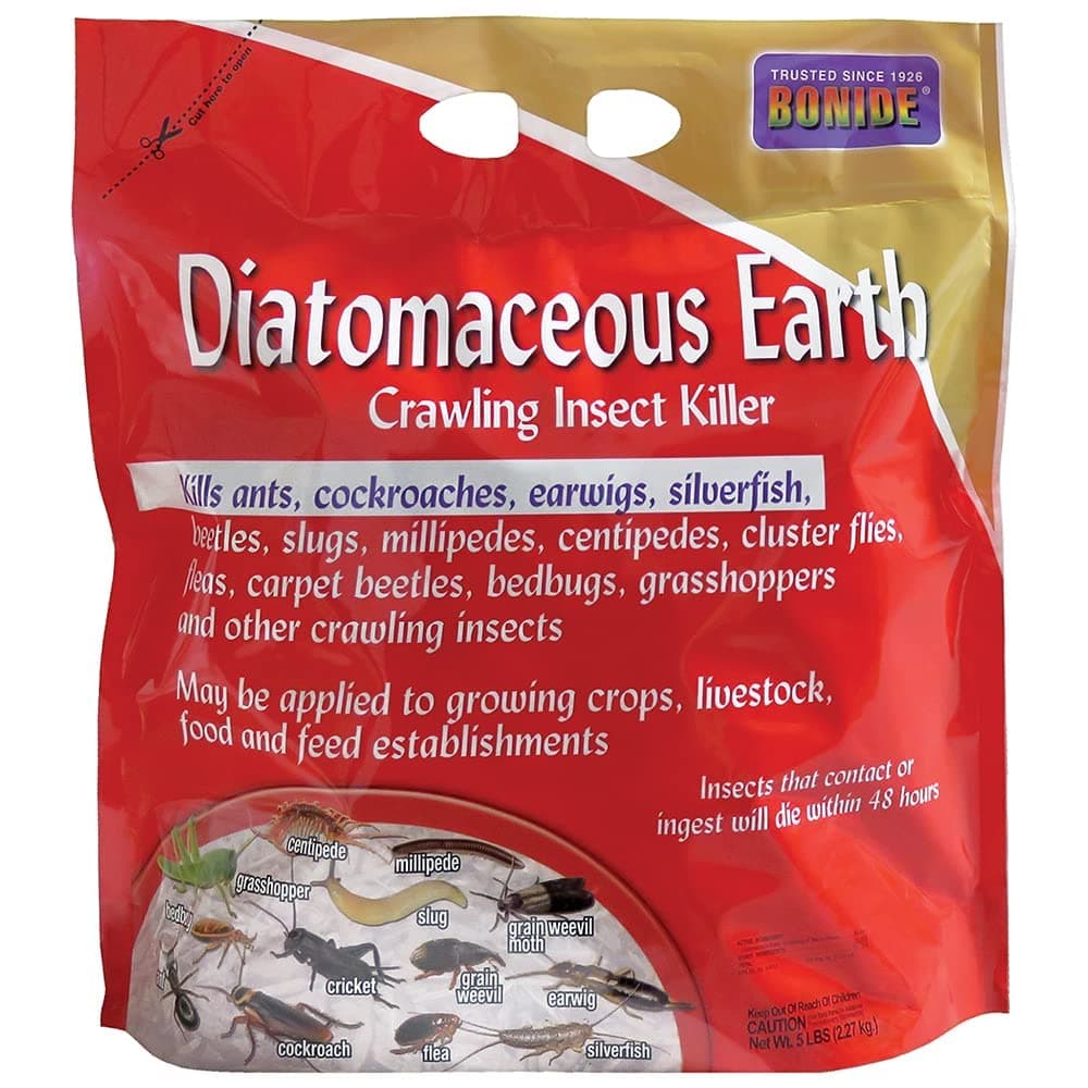 Diatomaceous Earth Crawling Insect Killer, 5 lbs. Fast Acting and Long Lasting Pesticide for Indoor or Outdoor Use
