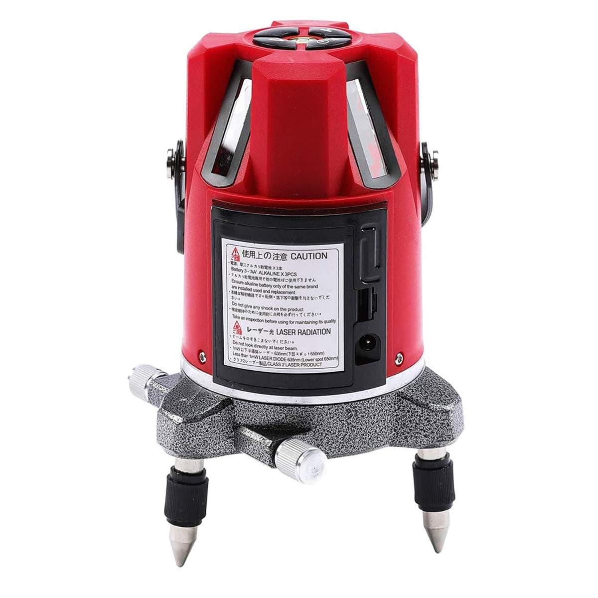 Navegando 5 Line 6 Point 360° Rotary Multipurpose Self-Leveling Output 4 Vertical 1 Horizontal Red Laser Lines Automatically Laser Marking Device Plastic Box Set