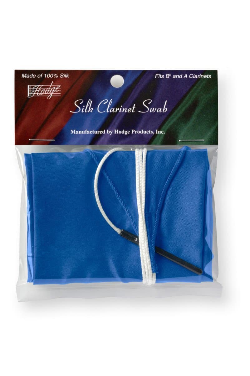 Silk Clarinet Swab - Blue