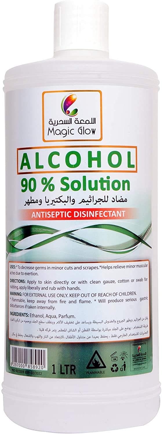 Magic Glow 90% Alcohol Antiseptic Disinfectant -500ml