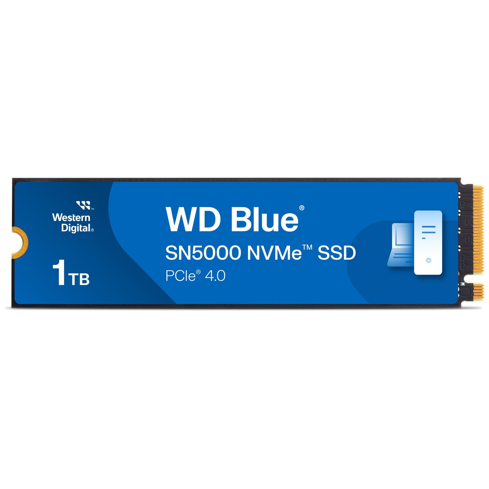 1TB WD Blue SN580 NVMe Internal Solid State Drive SSD - Gen4 x4 PCIe 16Gb/s, M.2 2280, Up to 4,150 MB/s - WDS100T3B0E