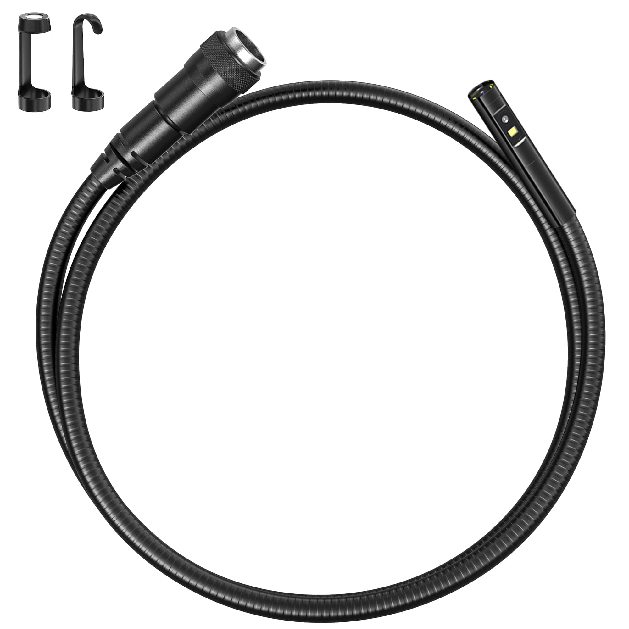 Teslong Endoscope Replacement Cable with Light, Triple Lens Inspection Camera 7.9mm/0.3inch Waterproof Probe Compatible with NTS500, NTS300(3.3FT)