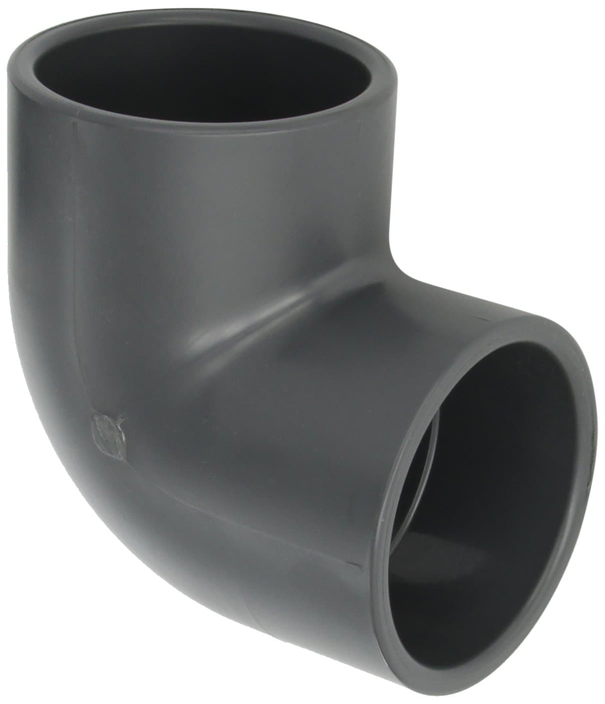 Spears 806 Series PVC Pipe Fitting, 90 Degree Elbow, Schedule 80, 3" Socket