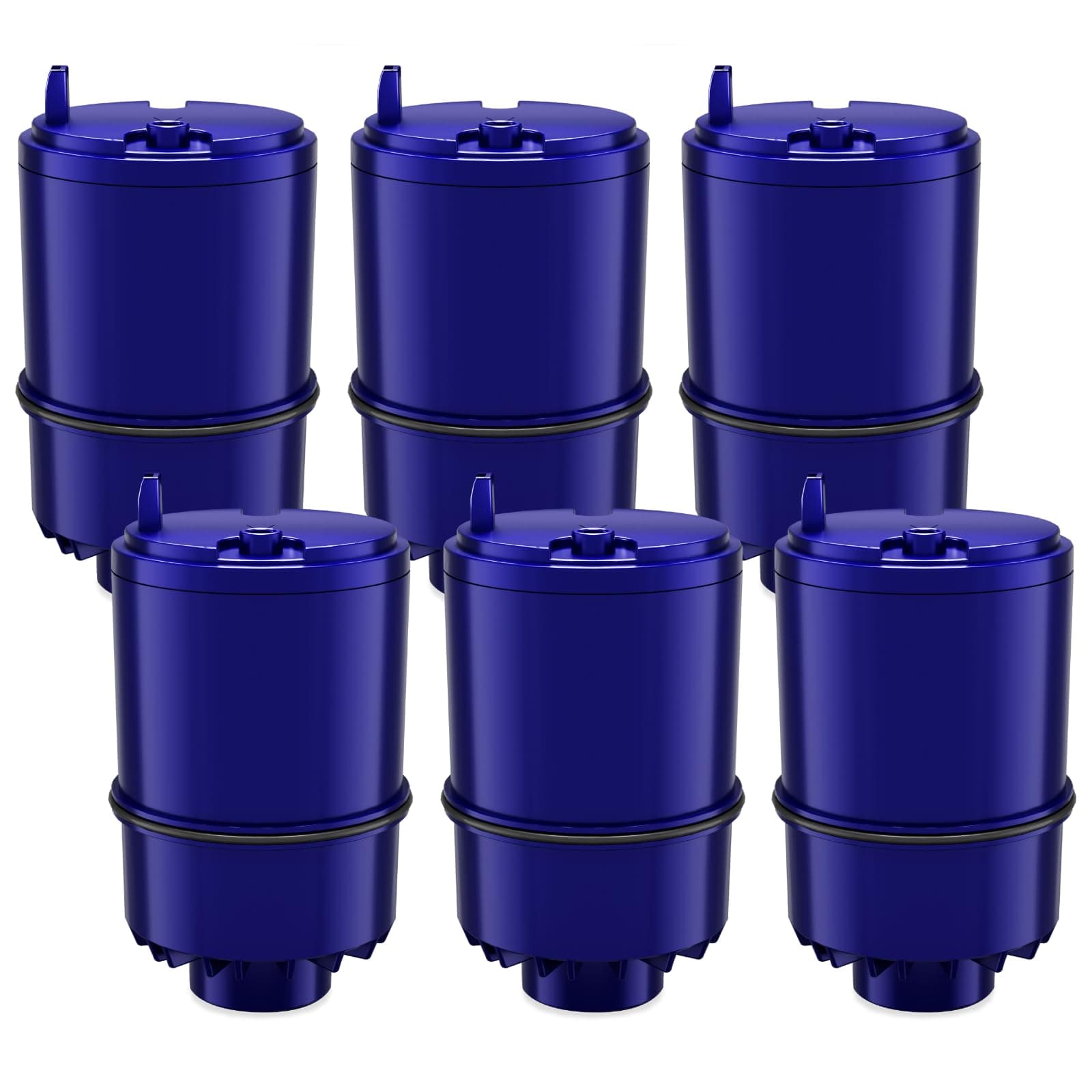 BOGDAFaucet Water Filter Replacement Fit for All P-ur, P-UR PLUS FM-2500V, FM-3700, RF3375, PFM400H PFM450S PFM150W PFM350V PUR-0A1 FM2500V FM-3700 Faucet Mount Filtration Systems, 6 Filters