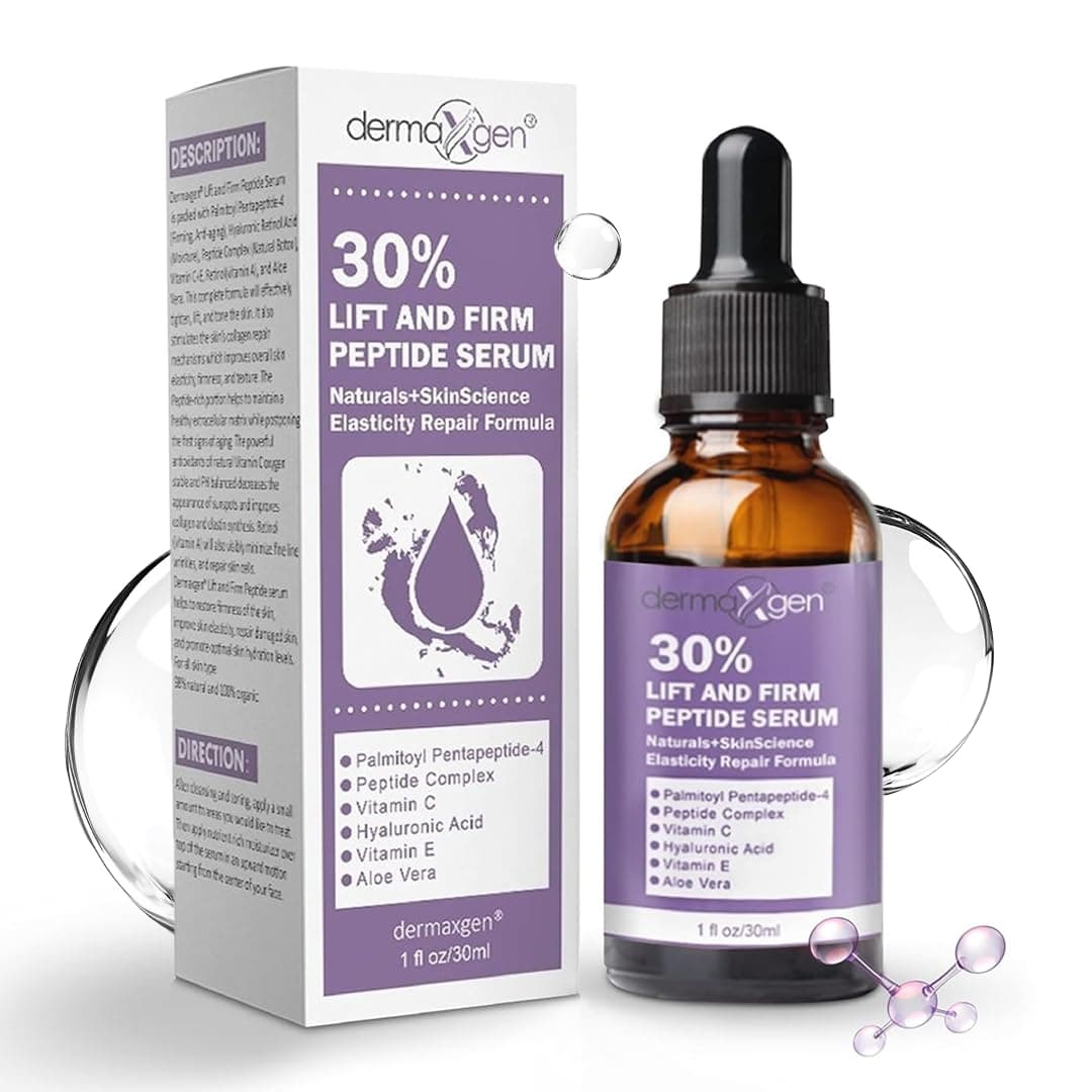 30% MATRIXYL 3000 + Peptide Complex + Vitamin C & E + Hyaluronic Acid, Reduce Sun Spots, Wrinkles, Most Powerful Triple Combination ORGANIC Anti-Aging Formula