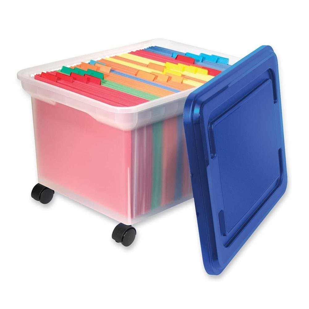 Innovative Storage Design TOTE,FILE,ROLLING,LTR,CL