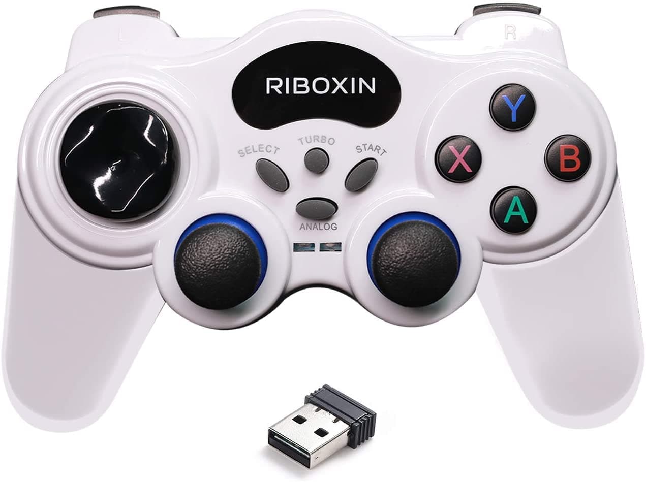 Controller for PC Controller PC Wireless Controller USB Gamepad with Turbo &Dual Shock Laptop Controller Support PC (Windows XP/7/8/10)/ Laptop/ PS3 and Android
