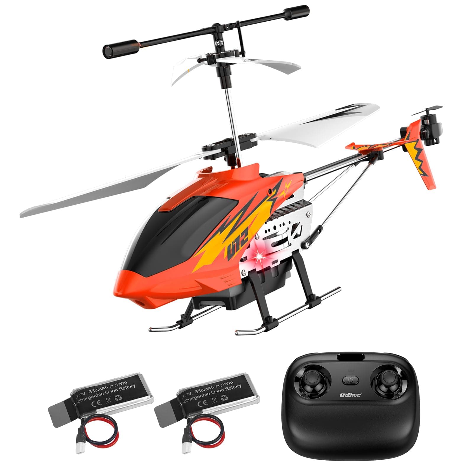 Cheerwing U12 Remote Control Helicopter with Altitude Hold, Mini RC Helicopter for Adults Kids, One Key take Off/Landing and 2 Batteries