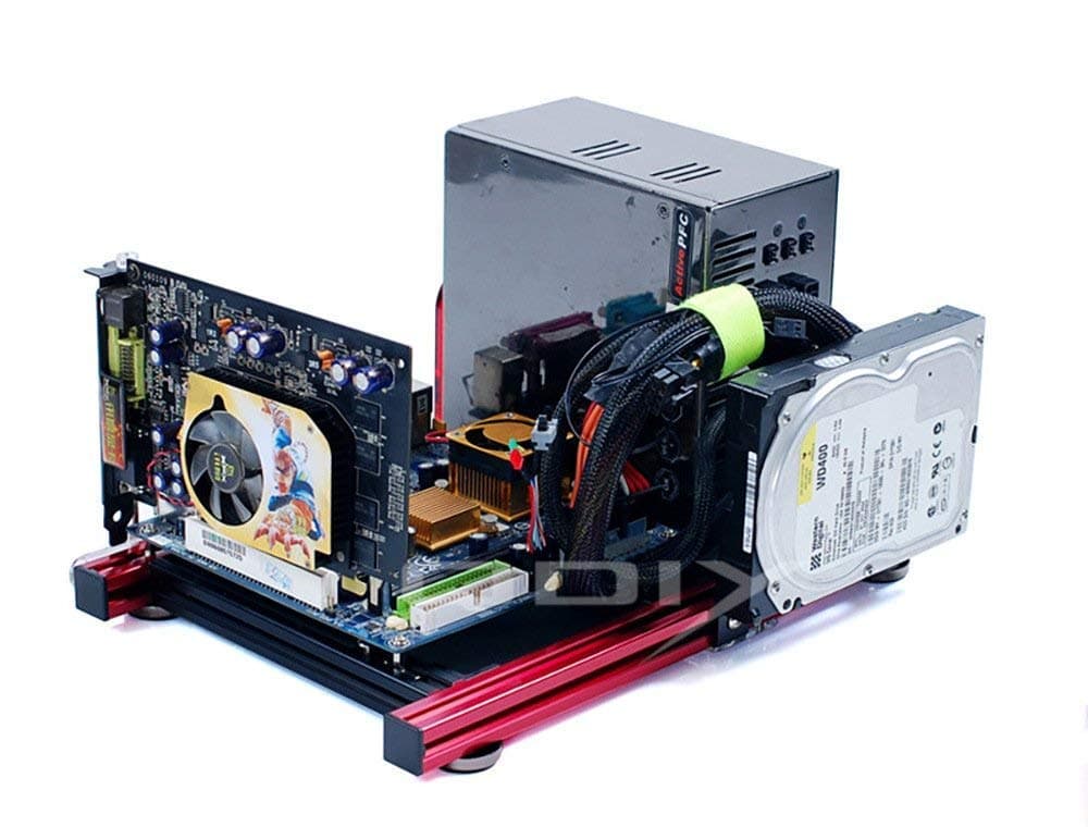 Electric Magic ATX Motherboard Test Bench Open Air Frame Computer Case Aluminum Bracket DIY Bare Frame Support Graphics Card