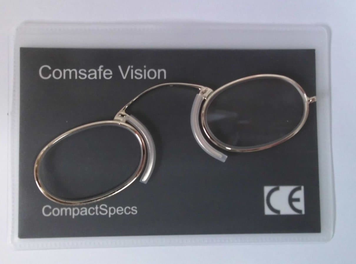 Metal Frame Compact Specs Advanced Reading Glasses Pince Nez Type for Any Emergency +2.00