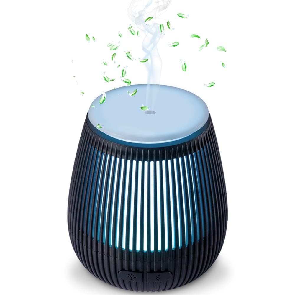 Essential Oil Diffuser Aromatherapy, Beschoi Aroma Diffuser Humidifier with Cool Mist,7 Colored LED Night Lights,Waterless Automatically Shut-off, for home, yoga, office, Spa,Bedroom, Baby Room