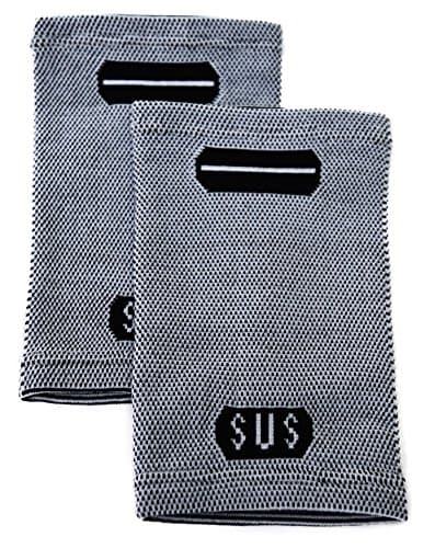 Classic Calf Compression Sleeves by Susama (1 Pair) - Large - Best Leg Support Wraps to Relieve Shin Splints and Varicose Veins - Calf Brace for Running and Workout Exercises - for Men and Women