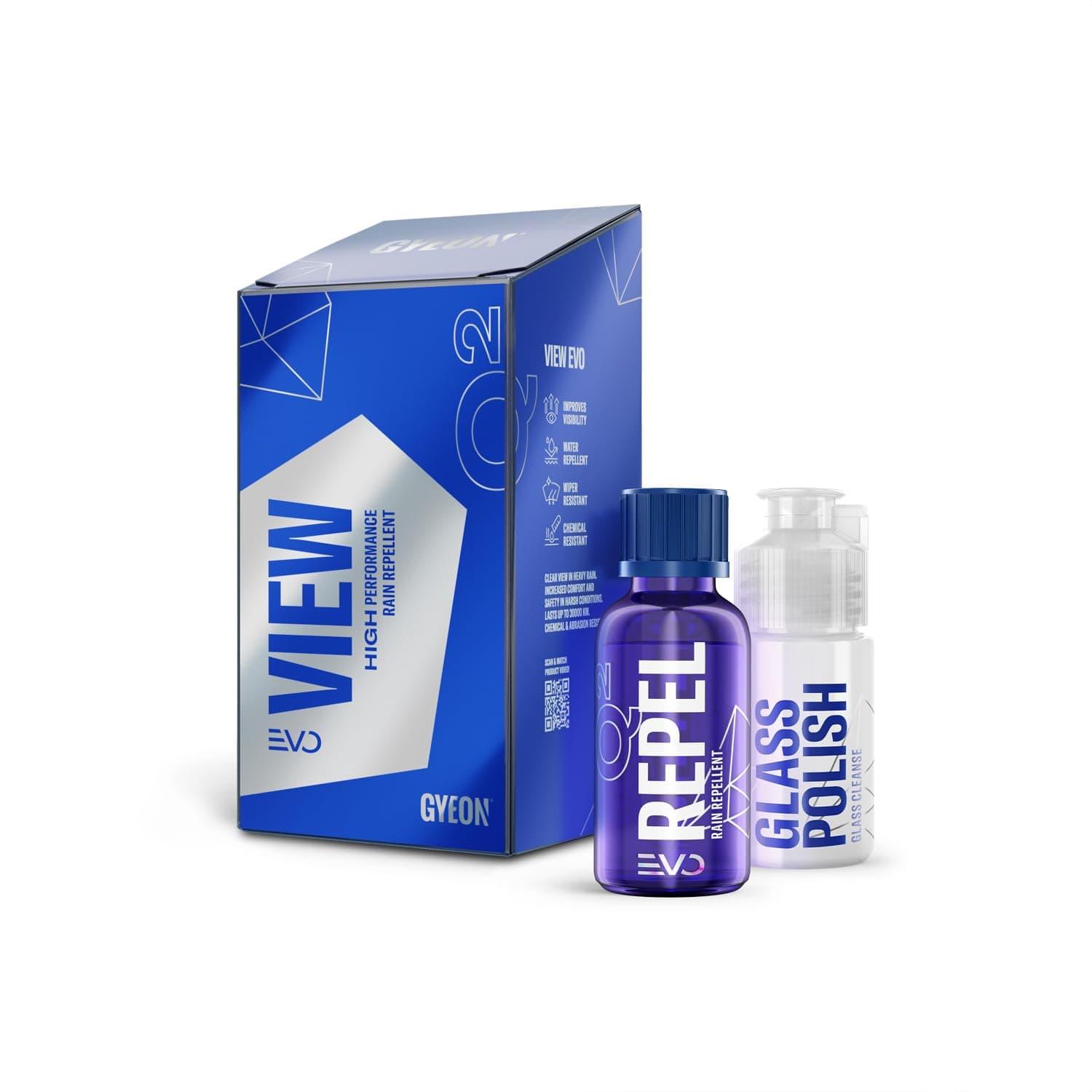 Quartz Q² View Hydrophobic Windshield and Glass Coating