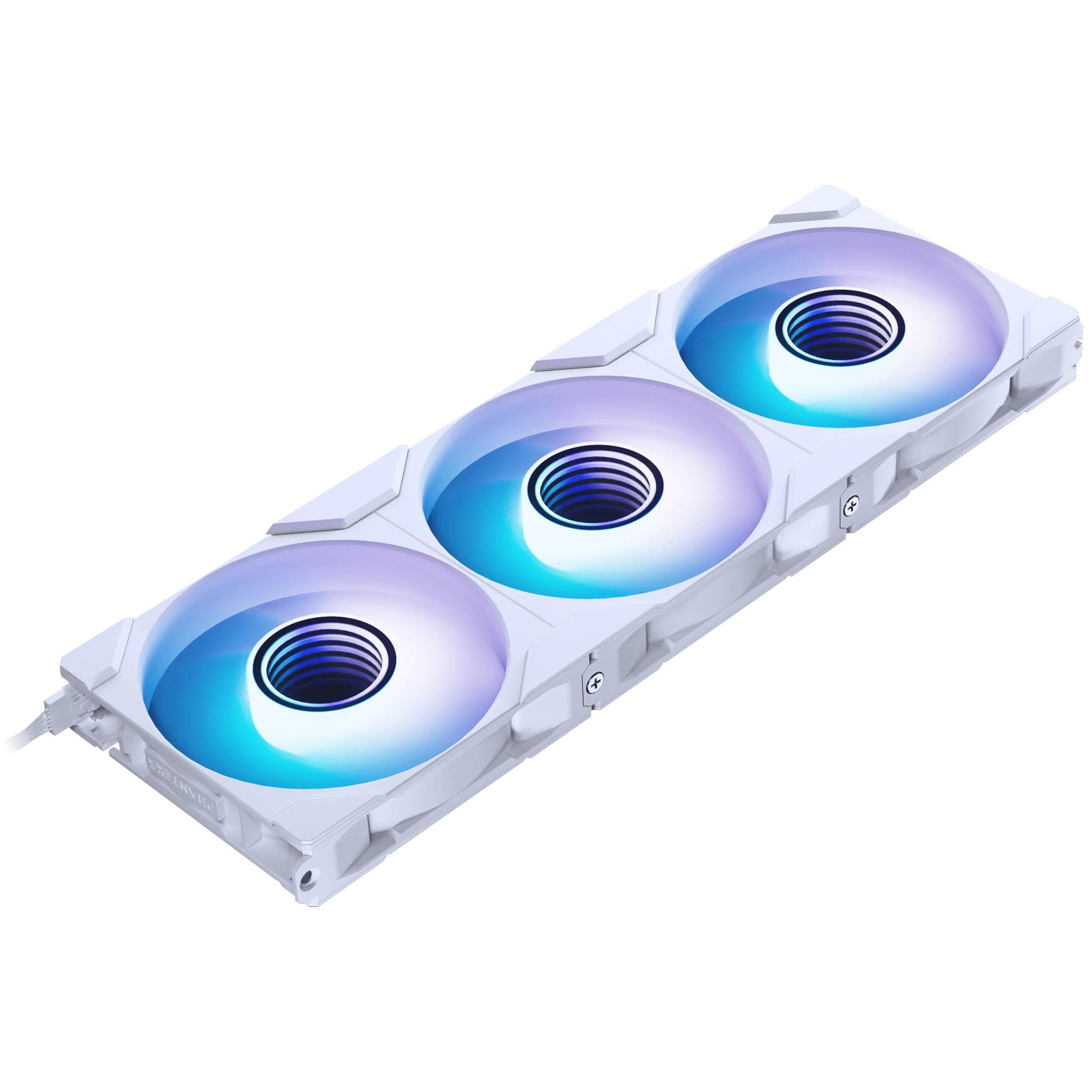 PHANTEKS M25 Gen2 PC Fan 120mm RGB 3-Pack – Reverse Blade Gaming PC Fan White | PWM Fan - up to 2,000 RPM - Modular System - High Airflow - Low Vibration - Quiet