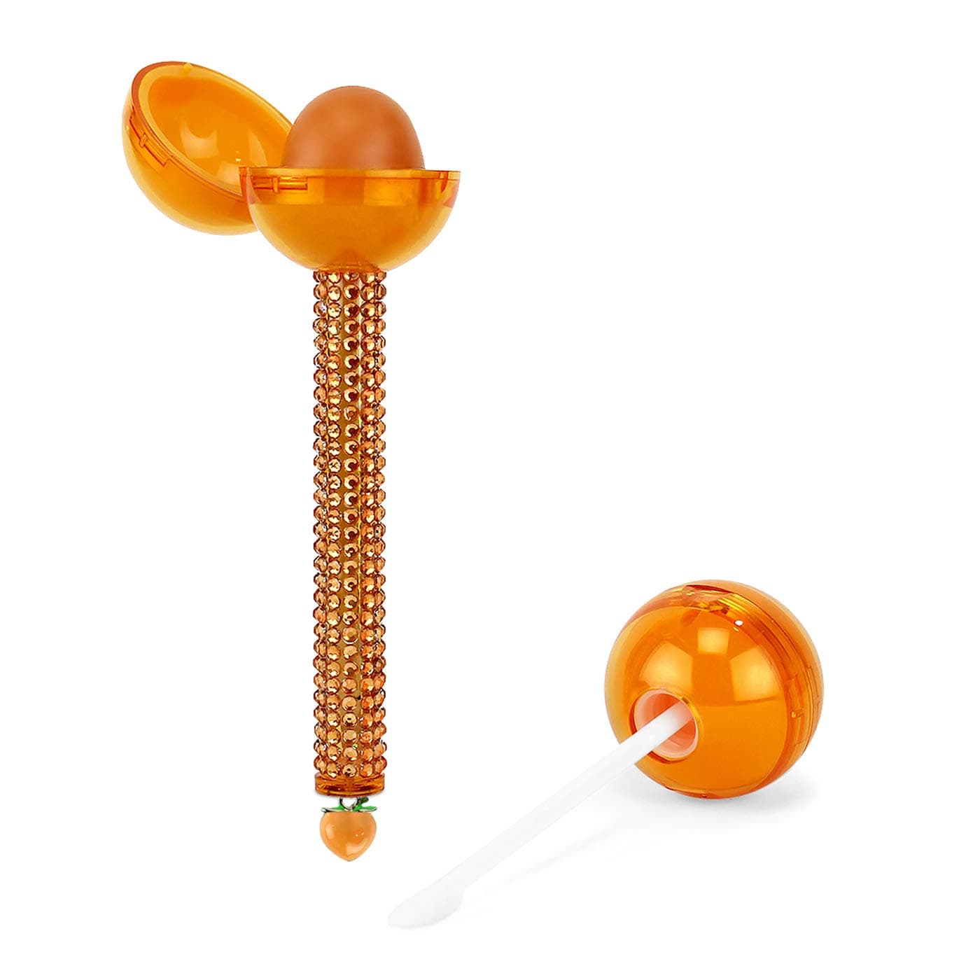 Glossy Pops | Clear Lip Balm & Lip Gloss Combo | TGI Fruity Collection (Peach Scent - Peach Charm)