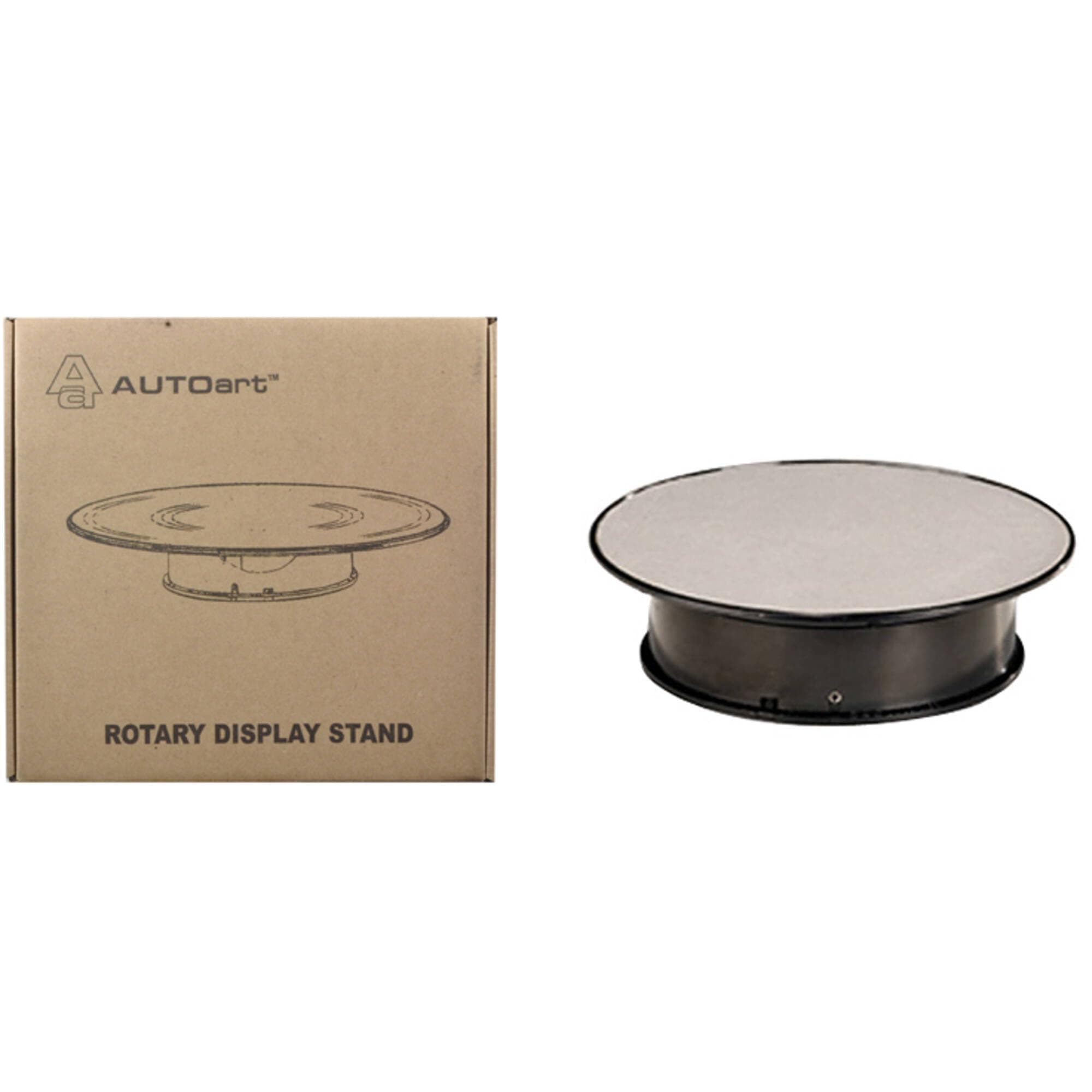 - Rotary Display Turn Table 8 Inches with Silver Top 1/43, 1/64, 1/32, 1/24