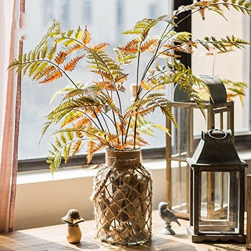 G Home Collection Luxury Rustic Artificial Cyathea Leaf Stem 34" Tall (1)