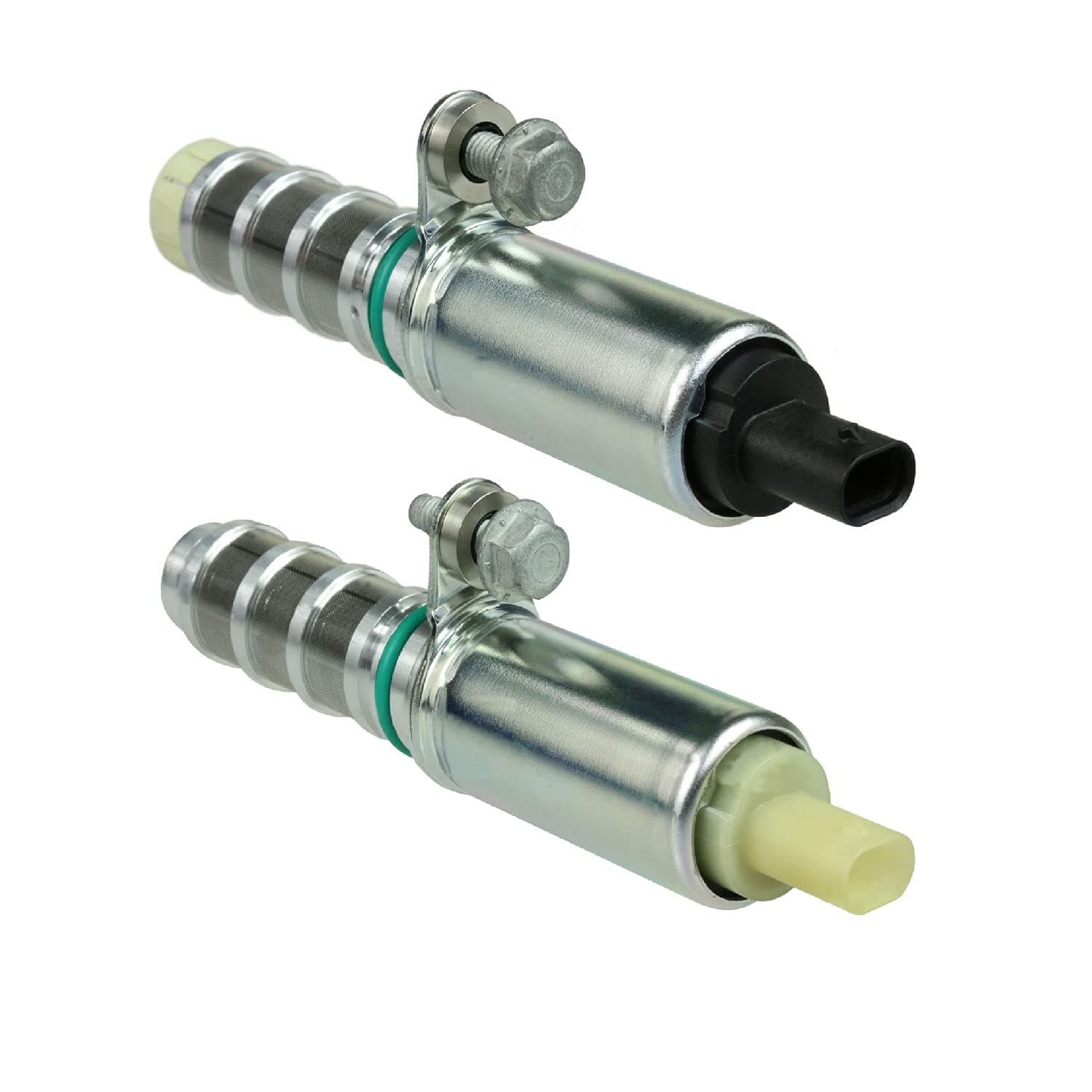 Exhaust with Black Connector Intake with White Connector, pack of 2 Camshaft Position Solenoid Timing actuator L4 2.0L 2.5L Oil 12662737 12662736 Control Valve Compatible with 13-16 Regal ATS