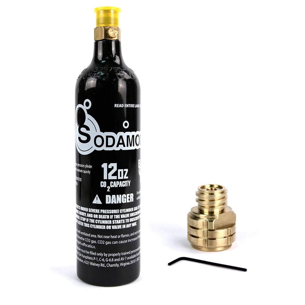 SodaMod Adapter Bundle with Sodamod Beverage Grade CO2 12oz Tank