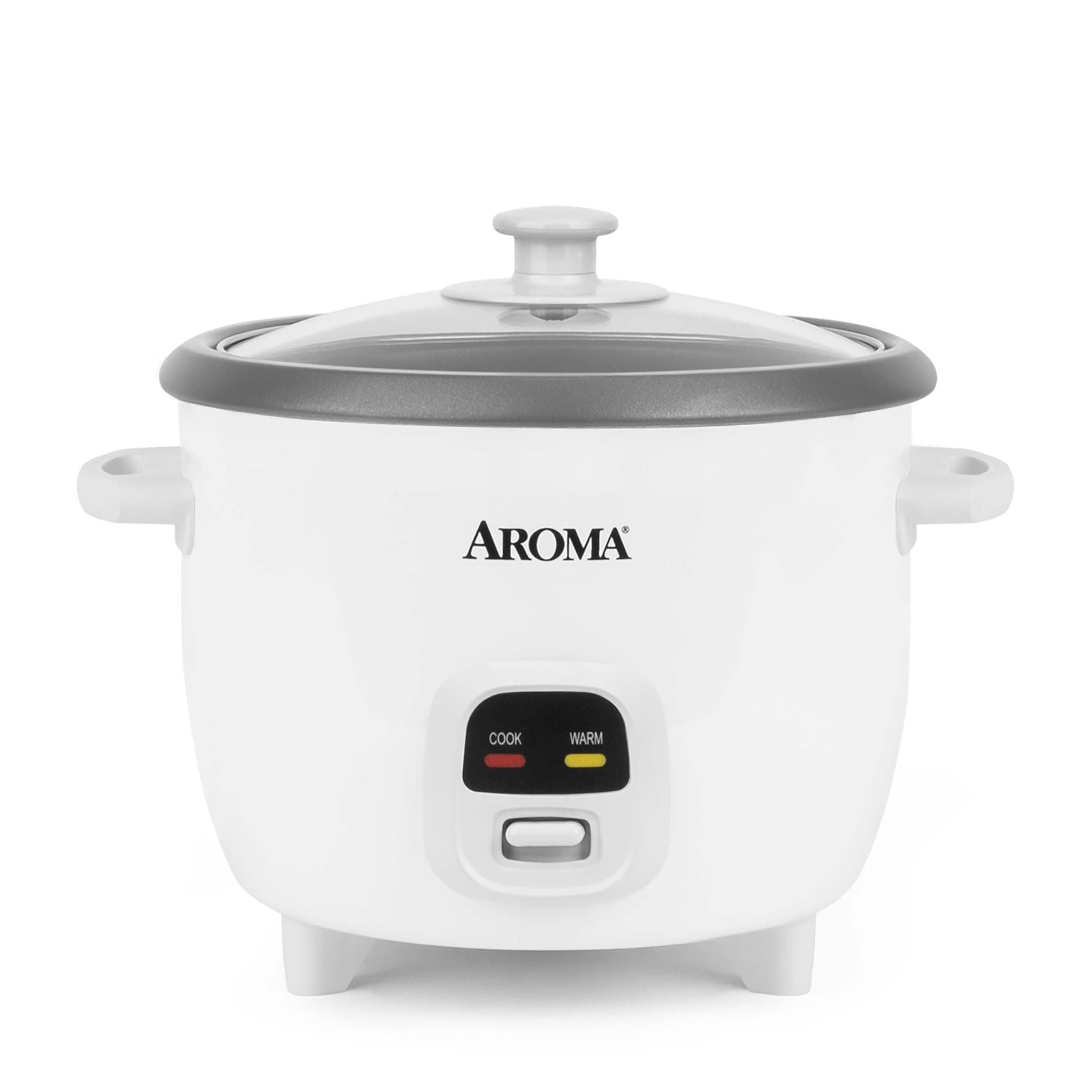 Rice Cooker, 3-Cup (Uncooked) / 6-Cup (Cooked), Small Rice Cooker, Oatmeal Cooker, Soup Maker, Auto Keep Warm, 1.5 Qt, White, ARC-393NG