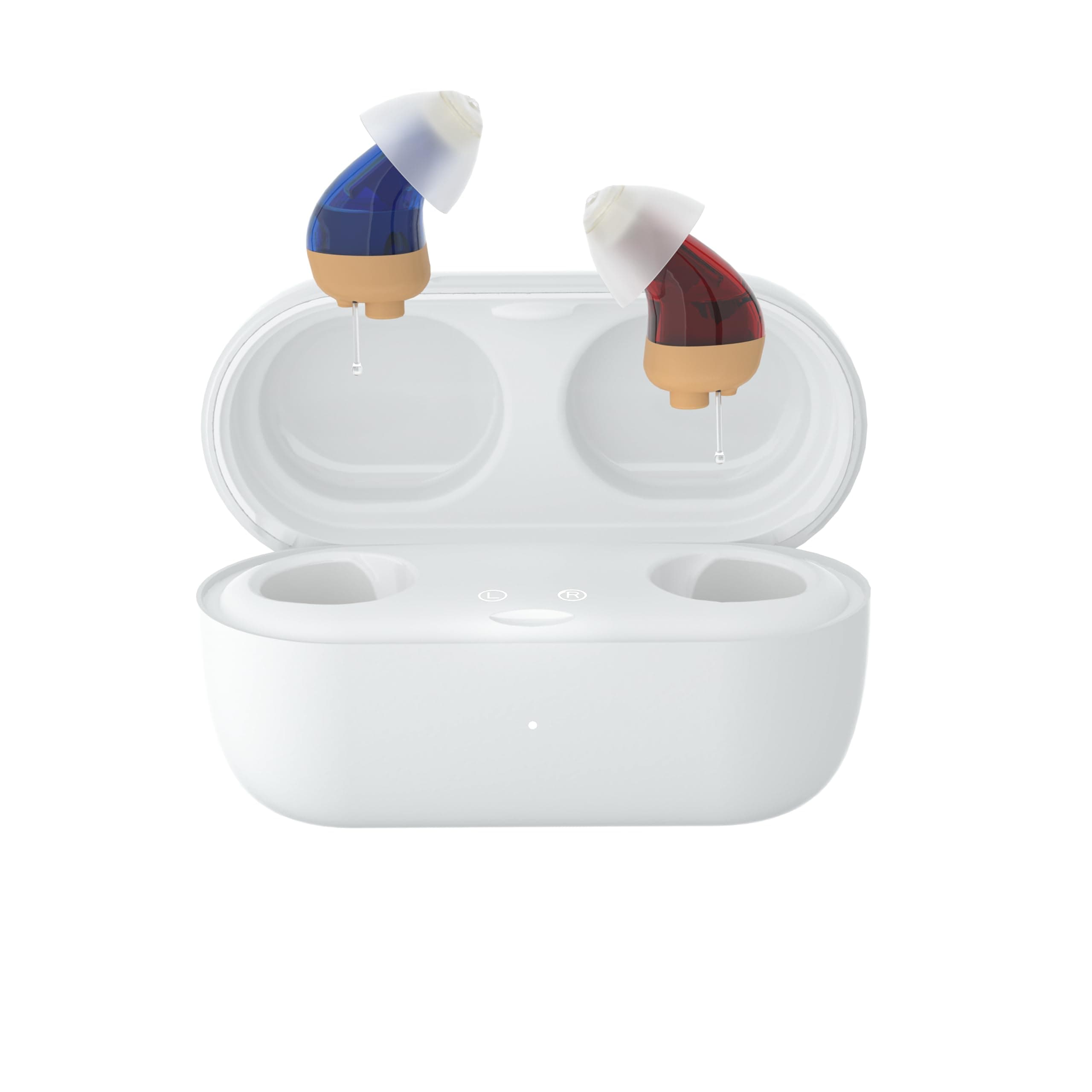 Rechargeable Digital Hearing Aids with 16-Channel Sound Processing for Superior Sound Quality, Over-The-Counter Hearing Solution for Hearing Loss, Auto-On/Off, TM-S-br3 (Version 3)