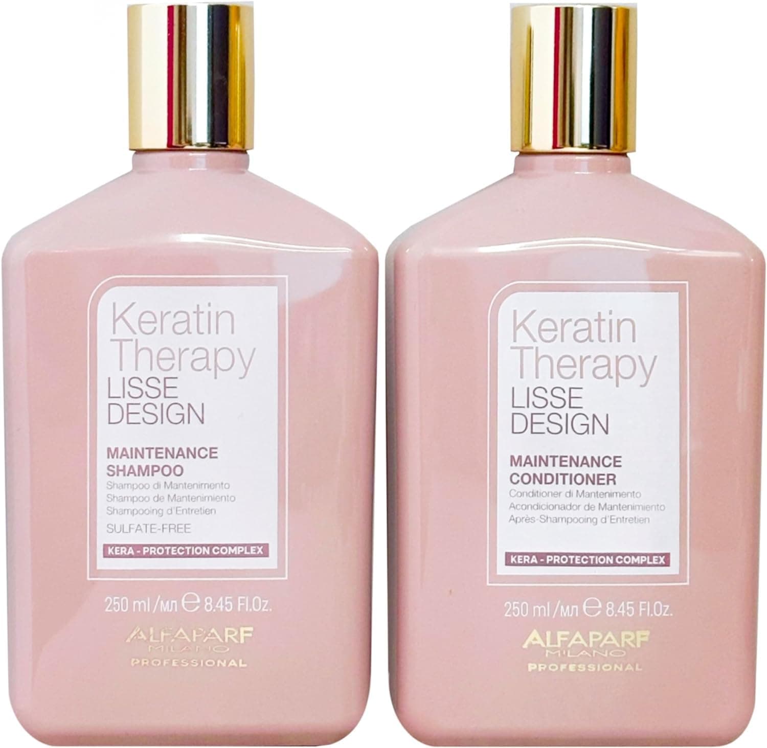 アルファパルフリッセデザインケラチンシャンプー&コンディショナー2x 250ml