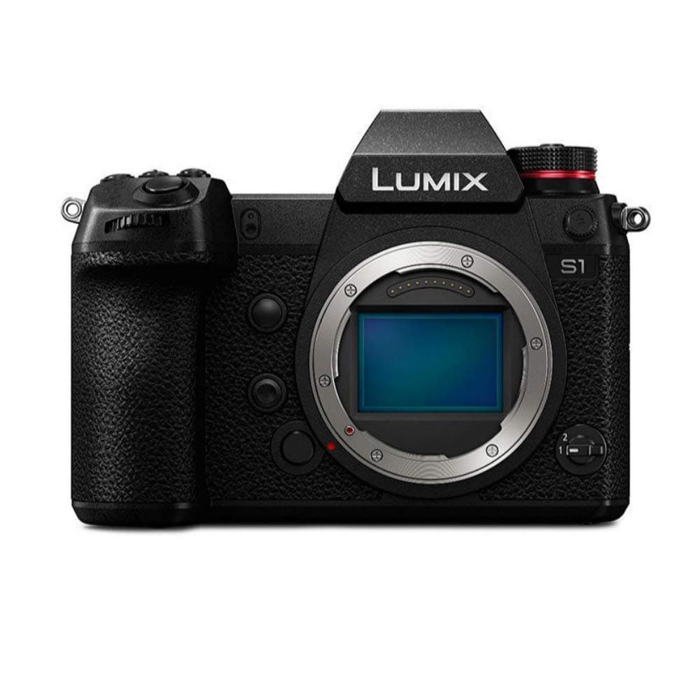 Panasonic LUMIX S1 Full Frame Mirrorless Camera with 24.2MP MOS High Resolution Sensor, L-Mount Lens Compatible, 4K HDR Video and 3.2” LCD - DC-S1BODY Black
