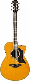 Yamaha A-Series AC1R Acoustic-Electric Guitar, Vintage Natural