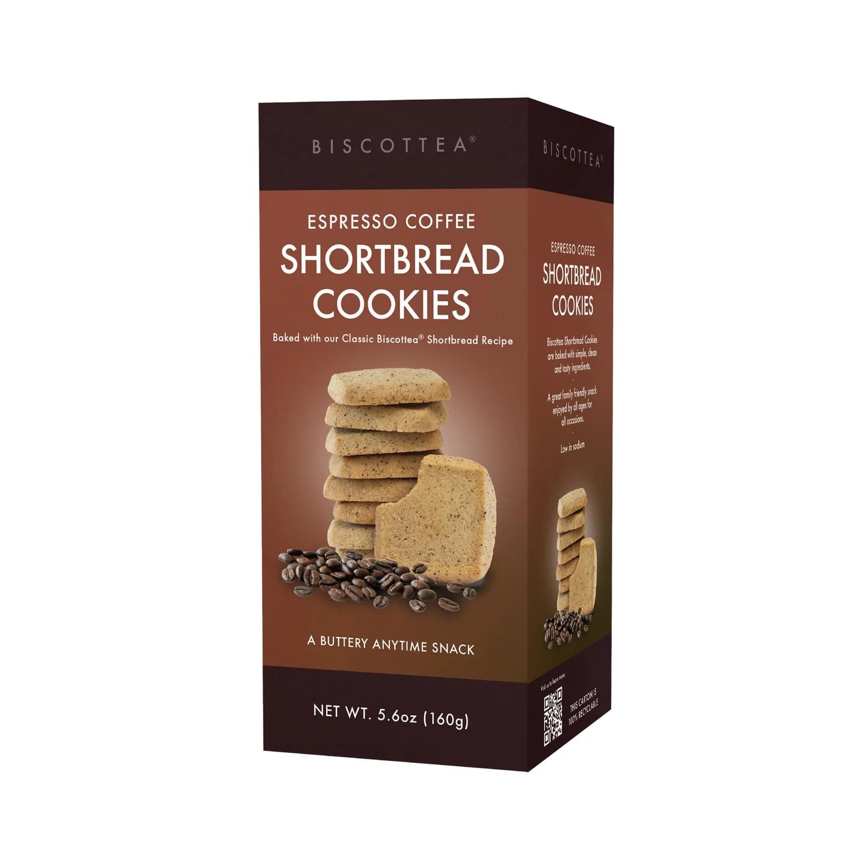 Espresso Coffee Shortbread Cookie (8 Cookies)