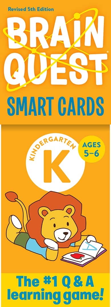 Brain Quest Kindergarten Smart Cards Revised 5th Edition (Brain Quest Smart Cards)