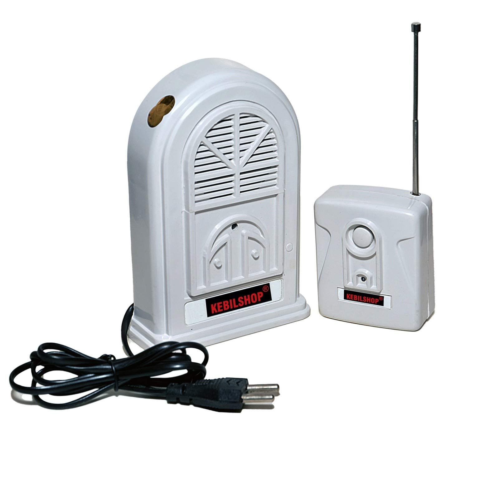 KEBILSHOP Long Range Wireless Heavy Duty Remote Bell, Calling Bell for Office , Home and Commercial use