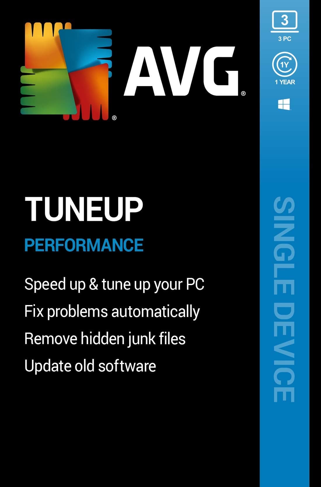 AVG PC TuneUp 2020 | 3 Devices | 1 Year | PC | PC Activation Code by email