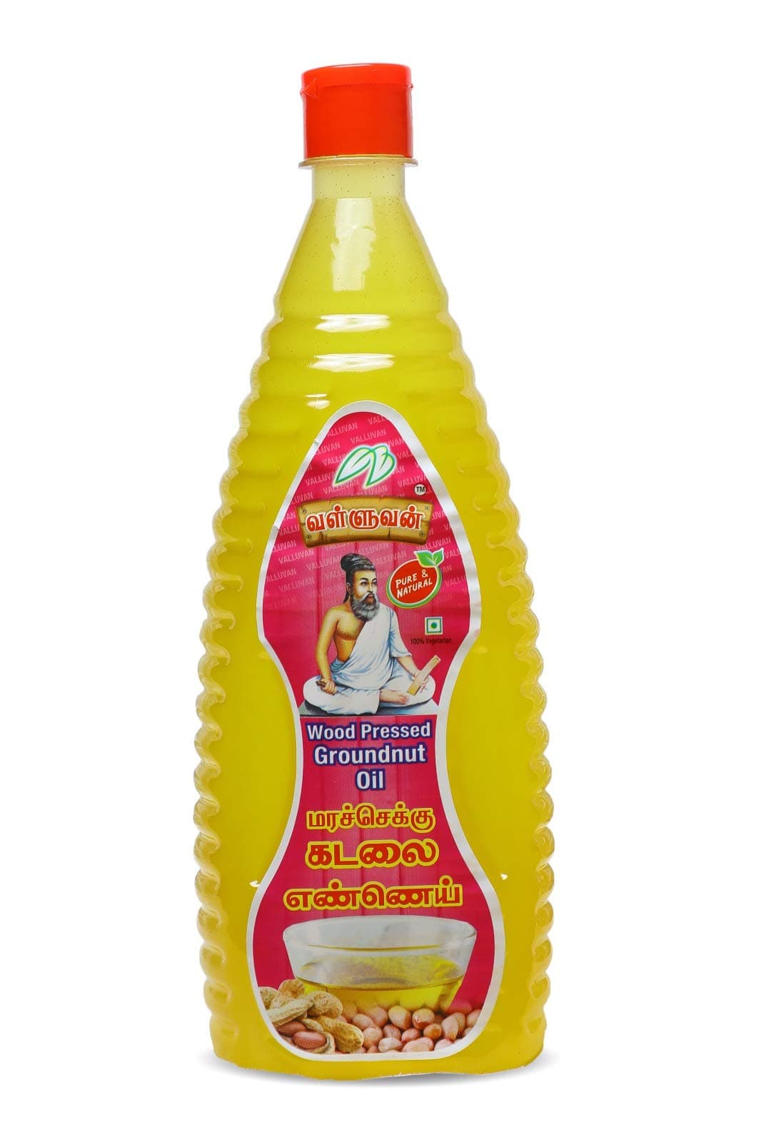 VALLUVAN Cold Pressed Groundnut Oil - 500ml