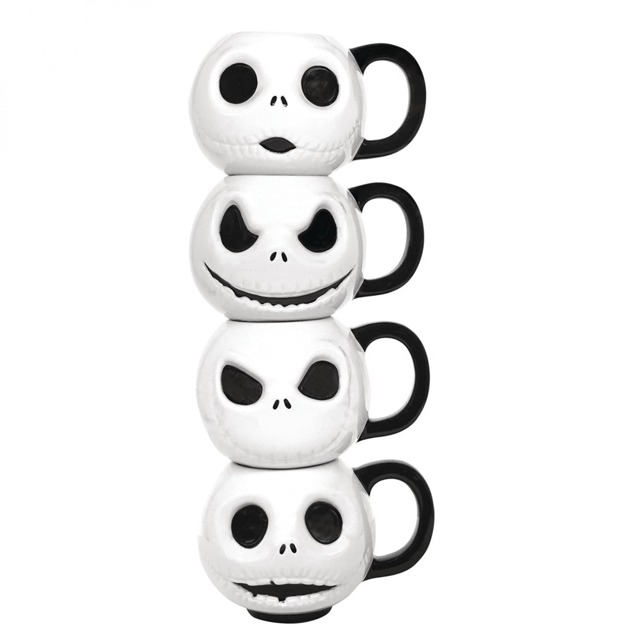 Monogram Jack Expressions Ceramic Mug Set of Four, Multicolor, One Size(73305)
