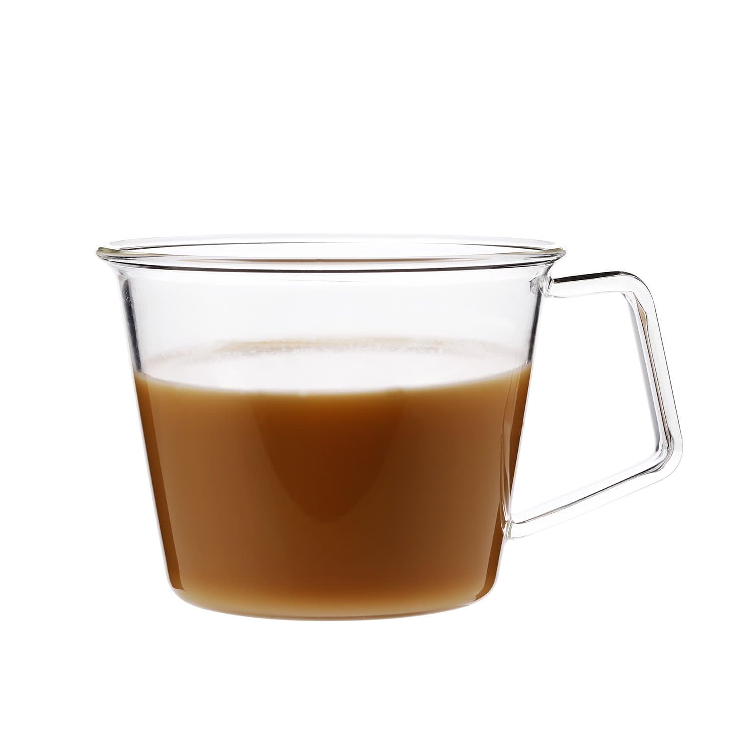 8434 CAST Coffee Cup, 6.8 fl oz (220 ml), Heat-resistant Glass, Microwave and Dishwasher Safe
