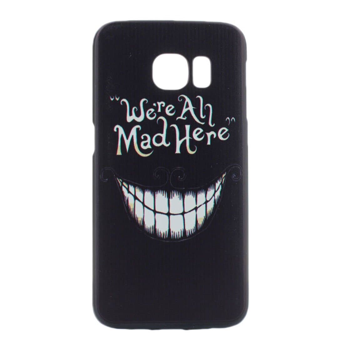Meily We're All Mad Here Pattern Hard Case Cover For Samsung Galaxy S6 Edge