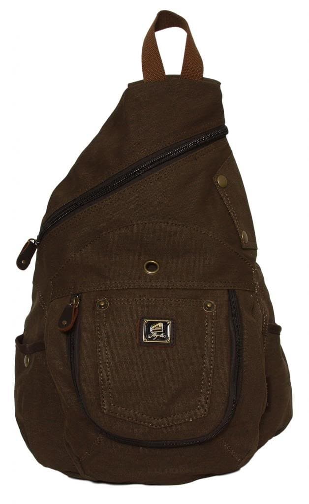 Vintage Sling Canvas Backpack for 14" Laptop